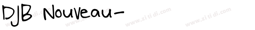 DJB Nouveau字体转换